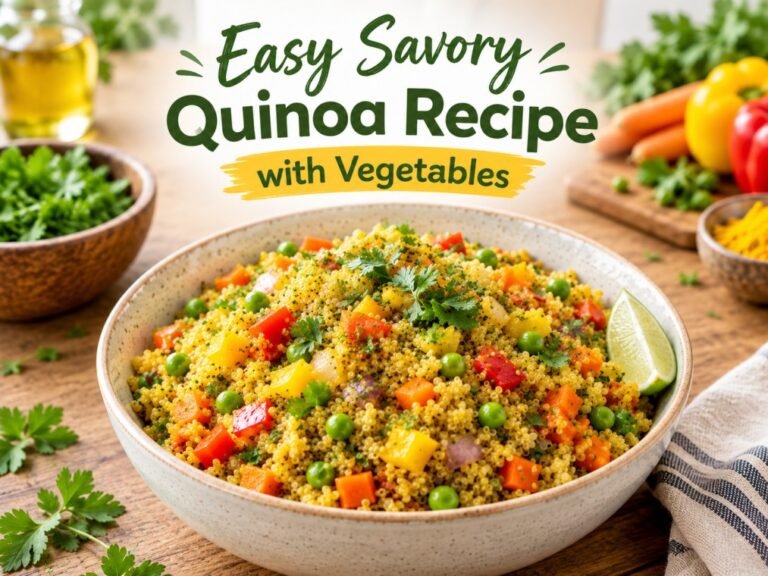 Easy Savory Quinoa Recipe with Vegetables – Healthy & Flavorful