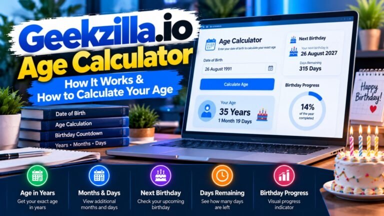Geekzilla.io Age Calculator: How It Works & How to Calculate Your Age