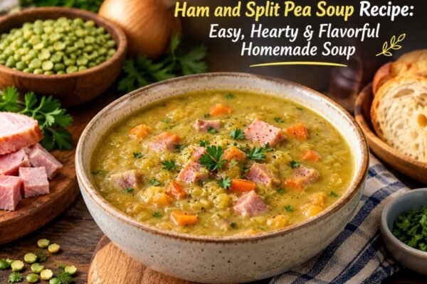 Ham and Split Pea Soup Recipe: Easy, Hearty & Flavorful Homemade Soup