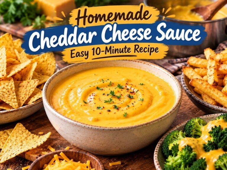 Homemade Cheddar Cheese Sauce: Easy 10-Minute Recipe