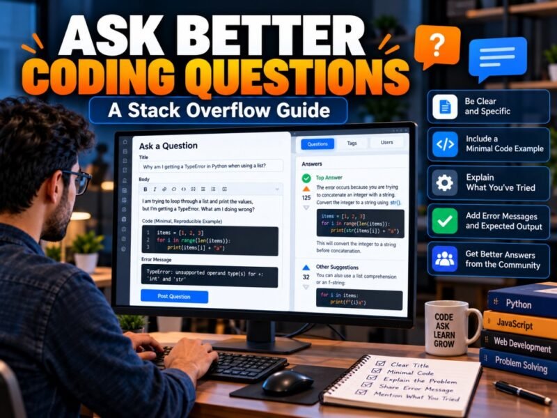 How to Ask a Good Question on Stack Overflow and Get Better Answers