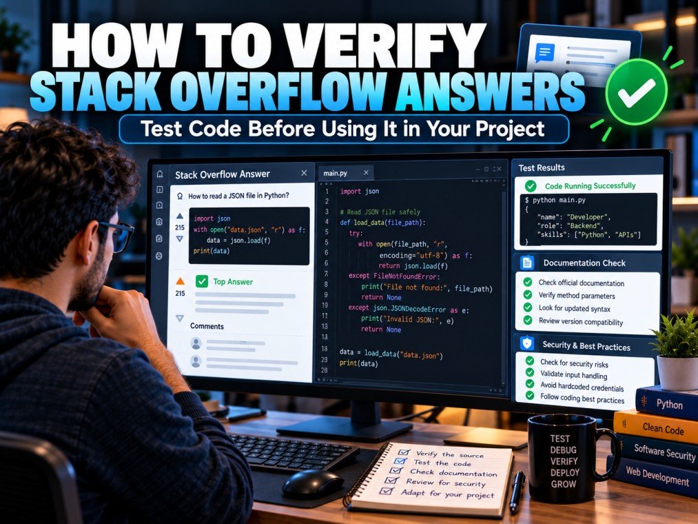 How to Verify Stack Overflow Answers Before Using Code in Your Project