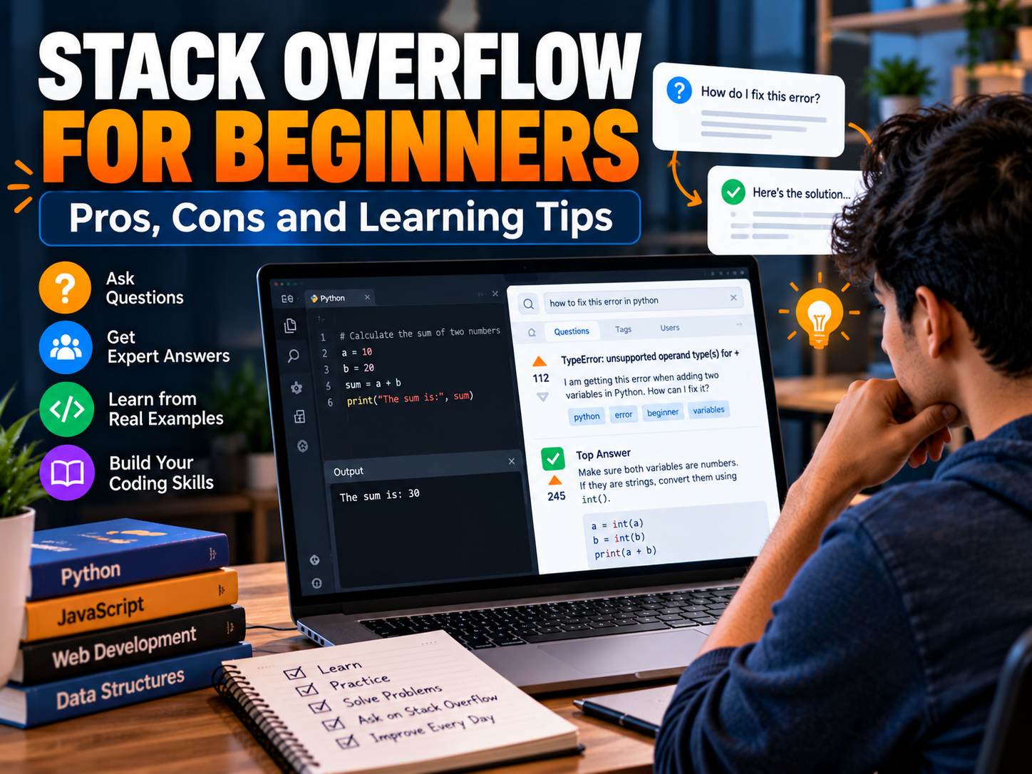 Is Stack Overflow Good for Beginners Learning Programming? Pros, Cons and Tips