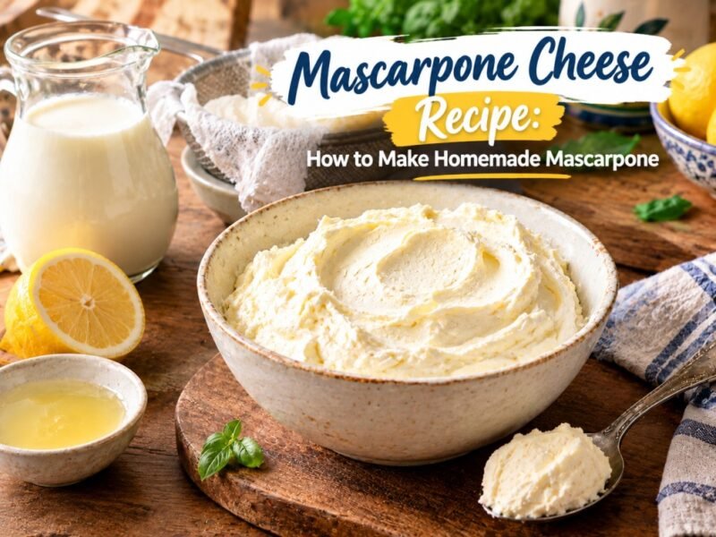 Mascarpone Cheese Recipe: How to Make Homemade Mascarpone