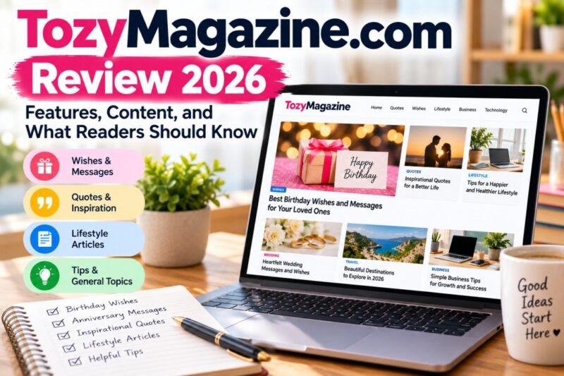 TozyMagazine.com Review 2026: Features, Content, and What Readers Should Know