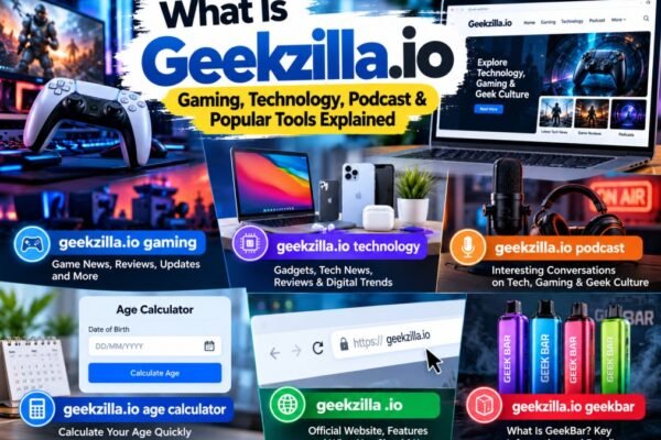 What Is Geekzilla.io? Gaming, Technology, Podcast & Popular Tools Explained