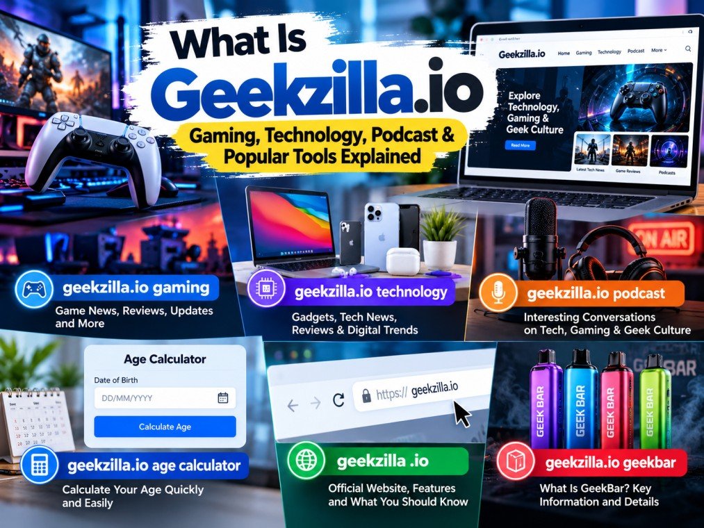 What Is Geekzilla.io? Gaming, Technology, Podcast & Popular Tools Explained