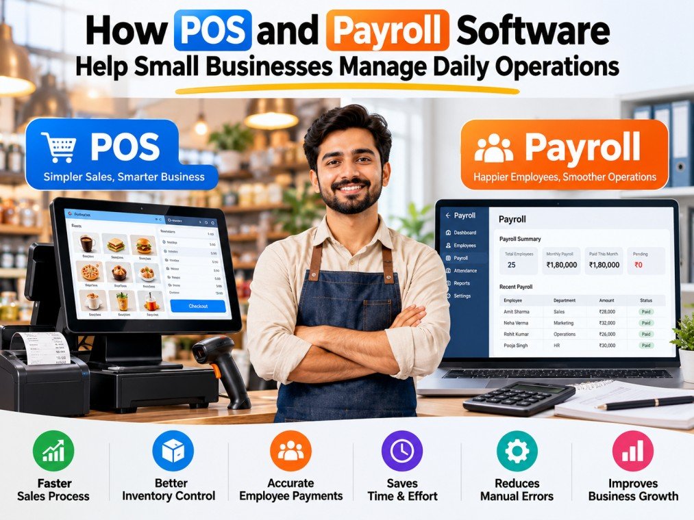 How POS and Payroll Software Help Small Businesses Manage Daily Operations